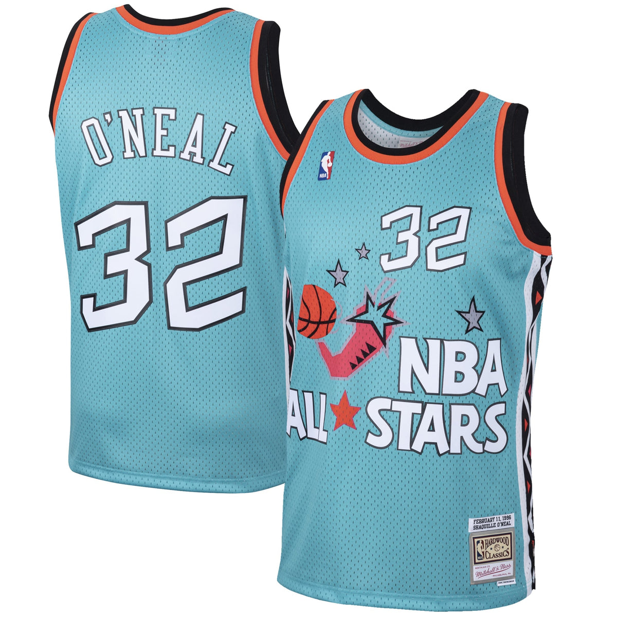 Men's Shaquille O'Neal Mitchell & Ness Teal Eastern product image 2