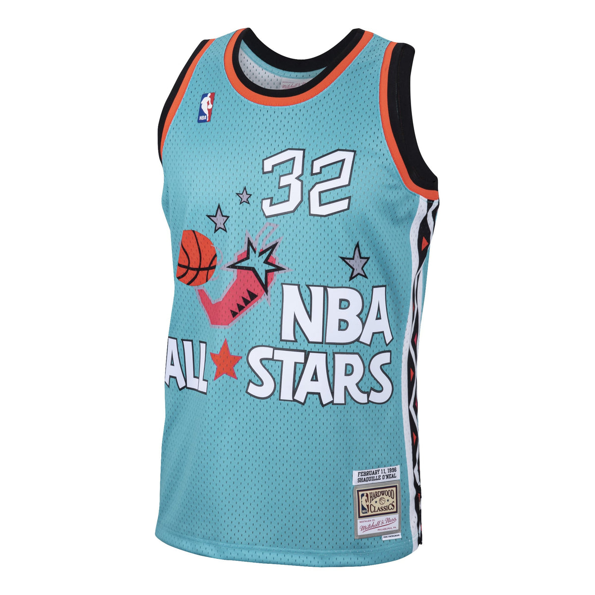 Men's Shaquille O'Neal Mitchell & Ness Teal Eastern product image 3