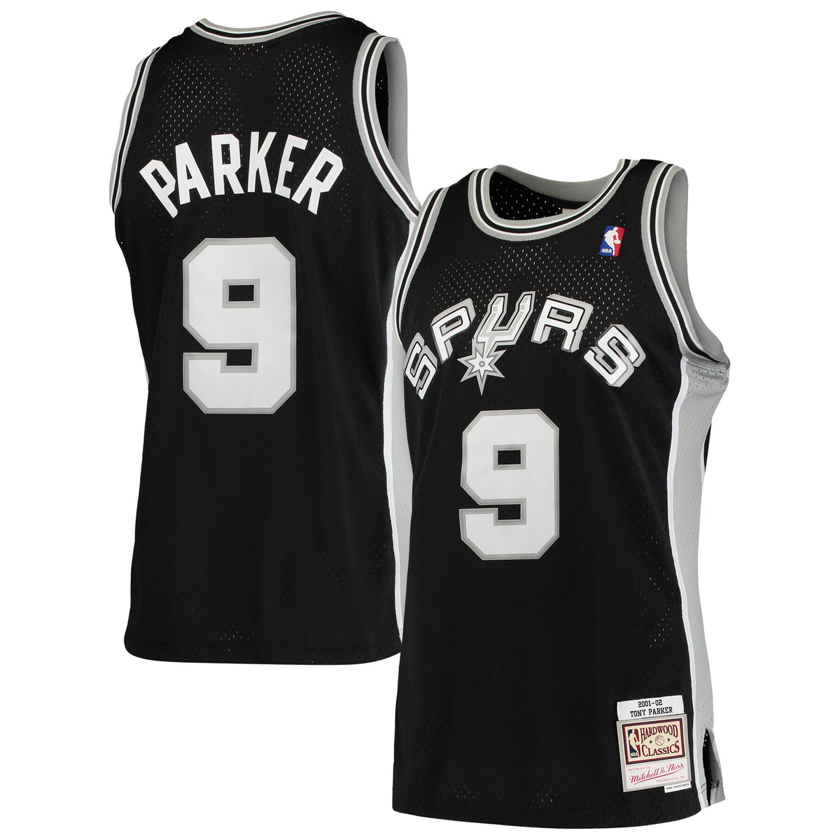 Men's San Antonio Spurs Tony Parker Mitchell & Ness Black product image 2