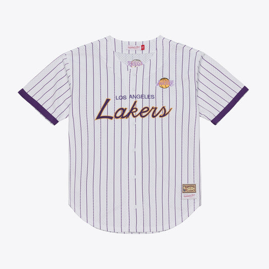 Men's Los Angeles Lakers Mitchell & Ness White Head Coach product image 1