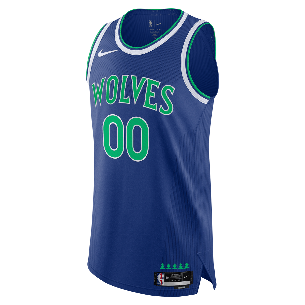Men's Minnesota Timberwolves Nike Blue Authentic Custom product image 3