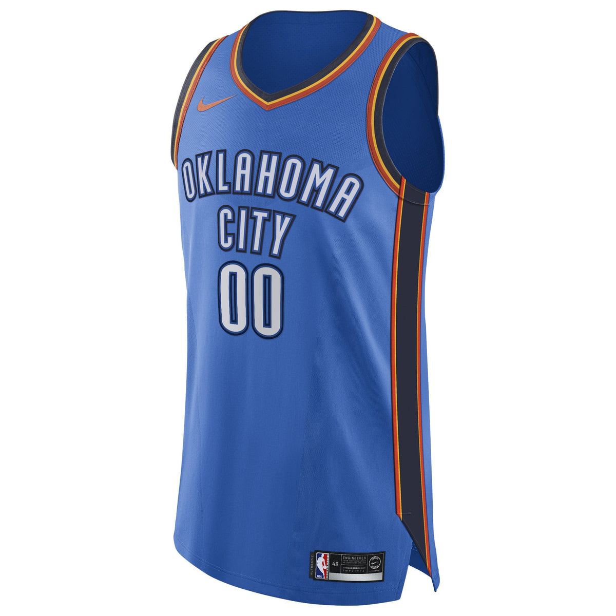 Men's Oklahoma City Thunder Nike Blue Authentic Custom product image 3
