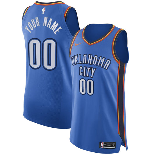 Men's Oklahoma City Thunder Nike Blue Authentic Custom product image 1