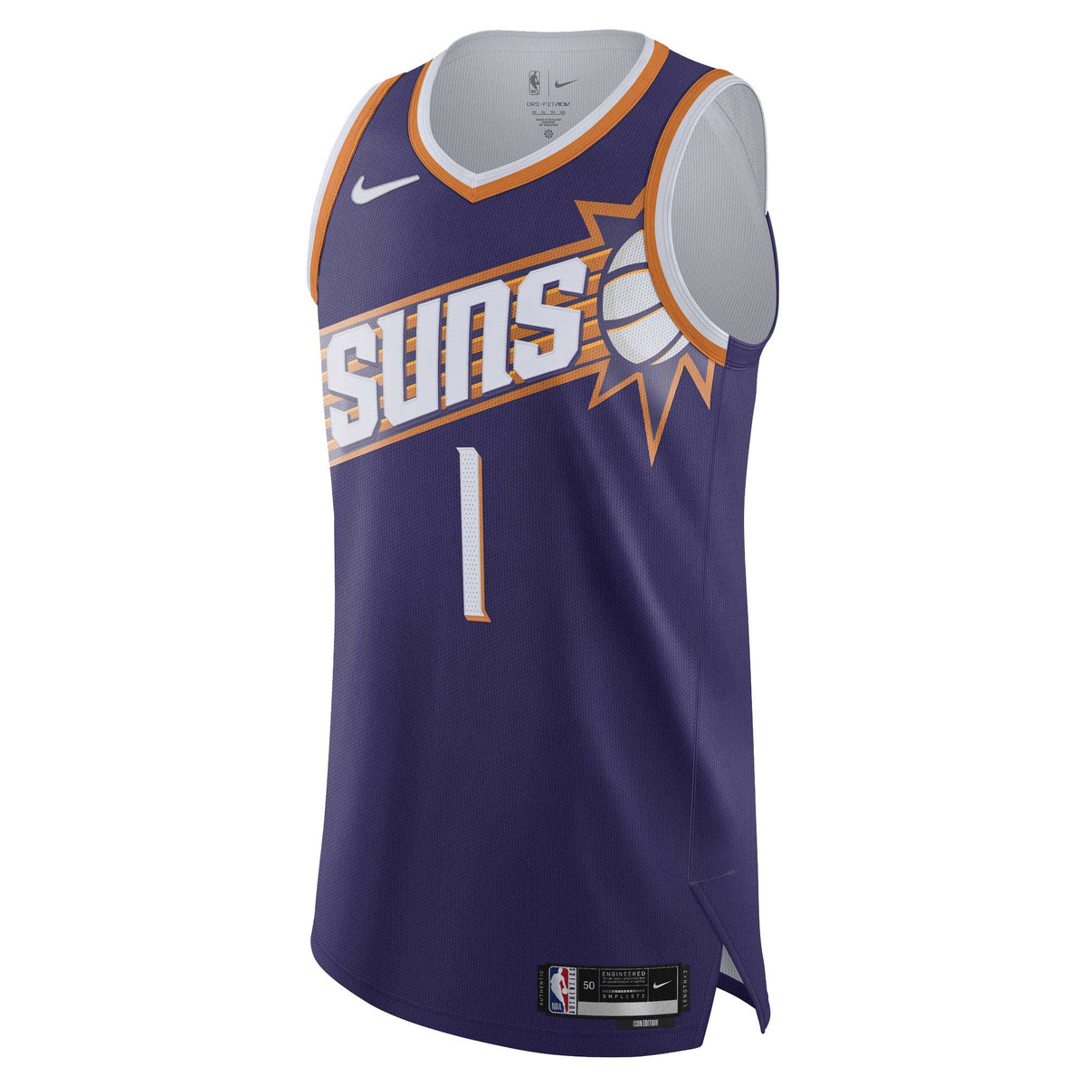 Men's Phoenix Suns Devin Booker Nike Purple Authentic product image 3