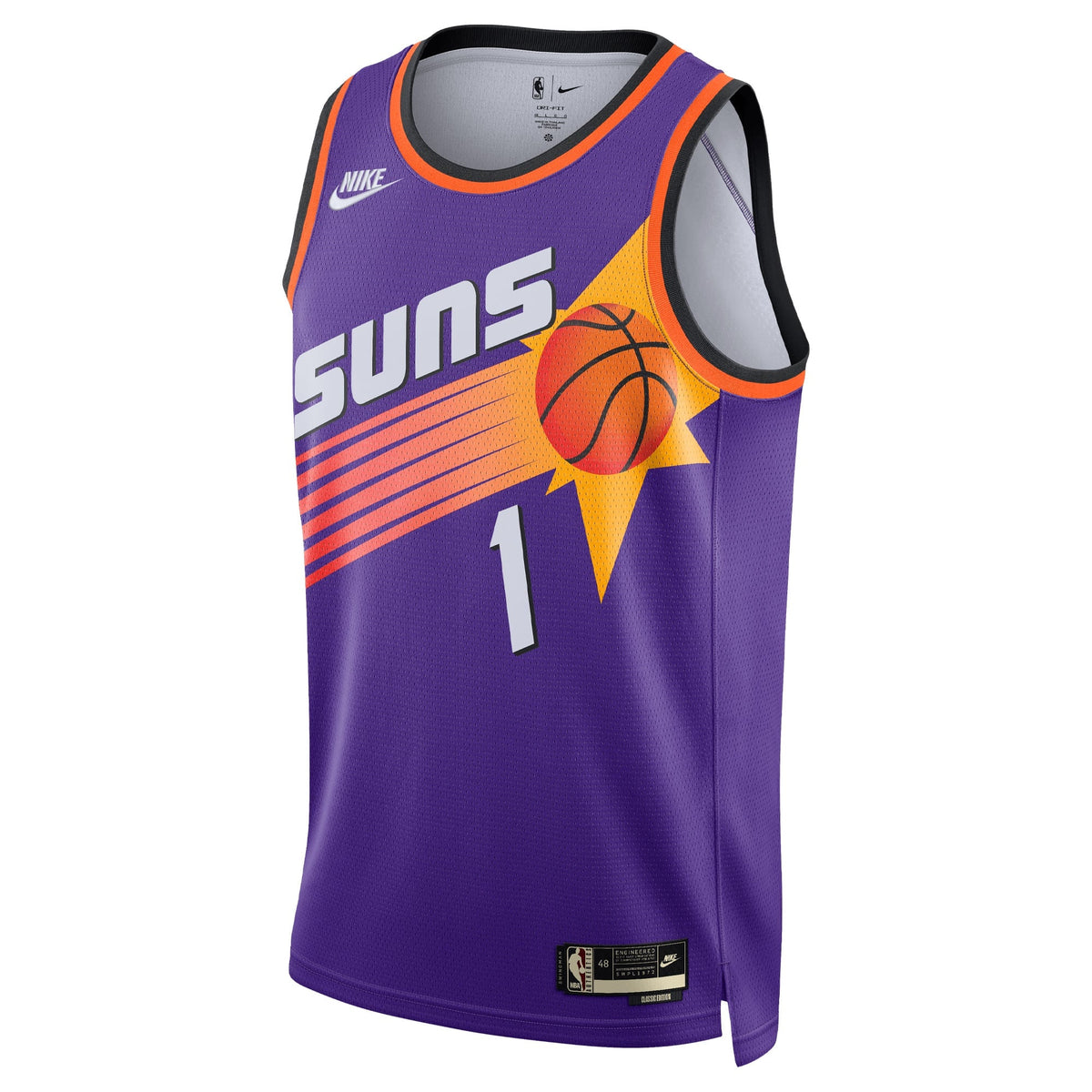 Men's Phoenix Suns Devin Booker Nike Purple Swingman Jersey product image 3