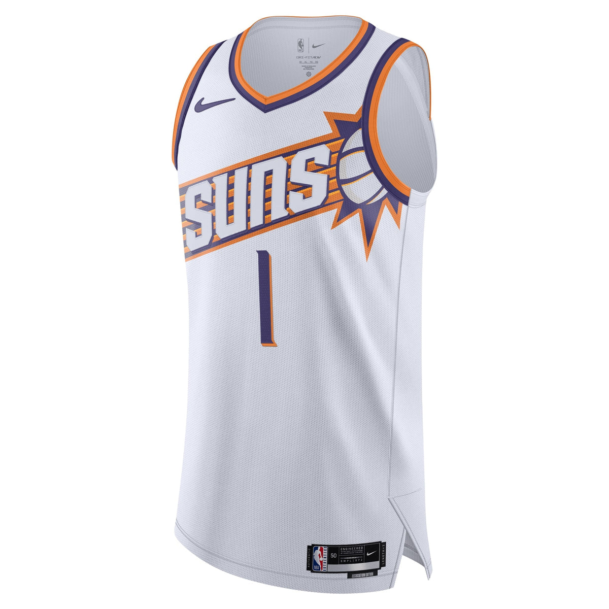 Men's Phoenix Suns Devin Booker Nike White Authentic Jersey product image 3