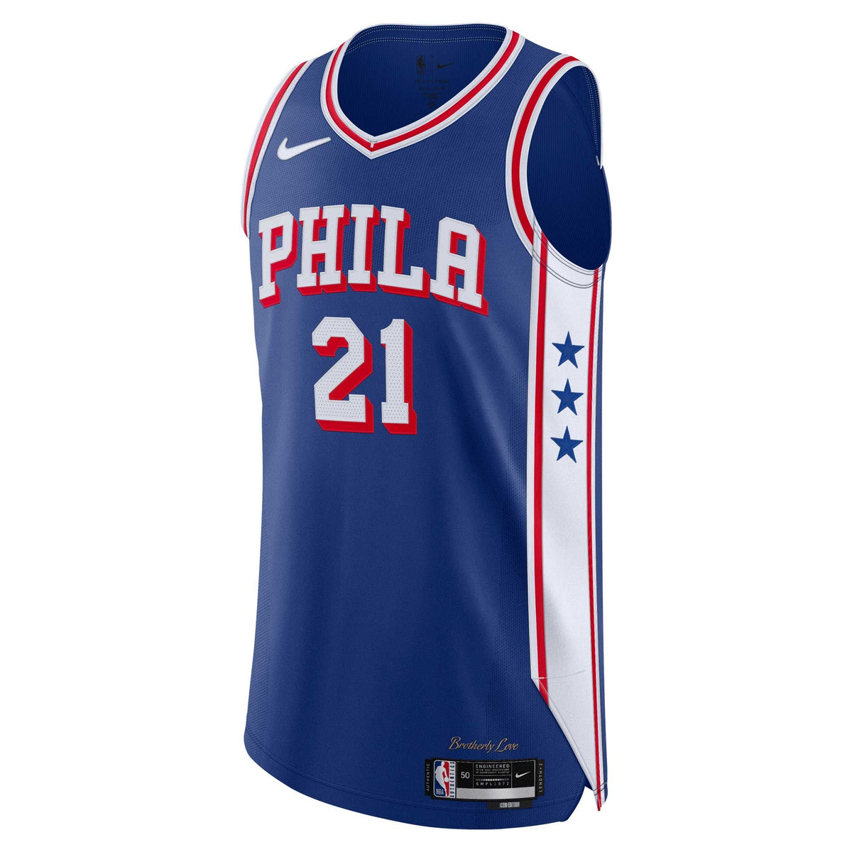 Men's Philadelphia 76ers Joel Embiid Nike Royal Authentic product image 3