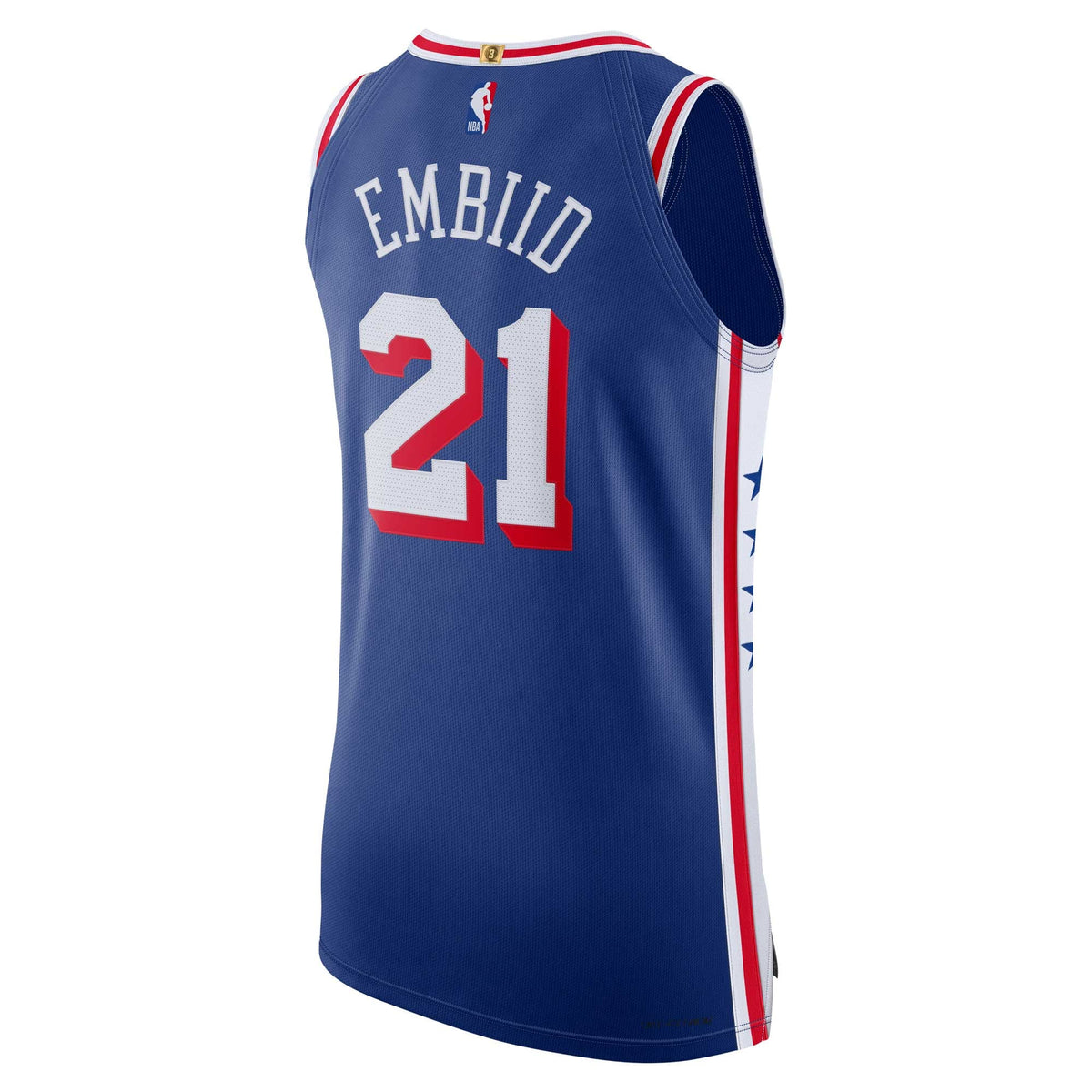Men's Philadelphia 76ers Joel Embiid Nike Royal Authentic product image 4