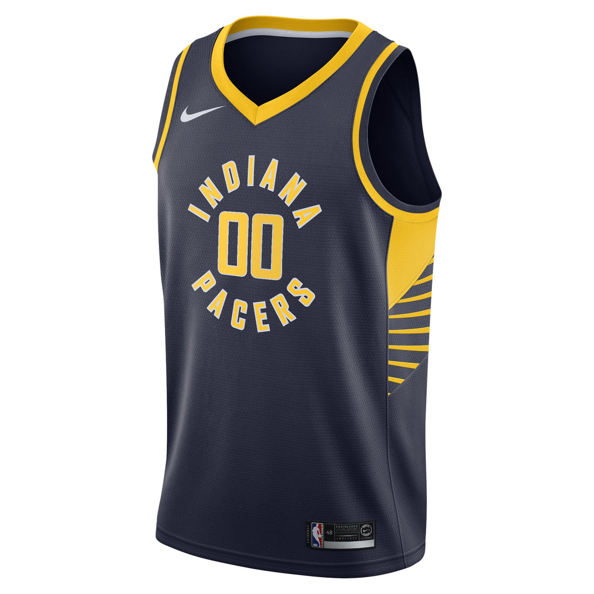 Men's Indiana Pacers Nike Navy Swingman Custom Jersey product image 3