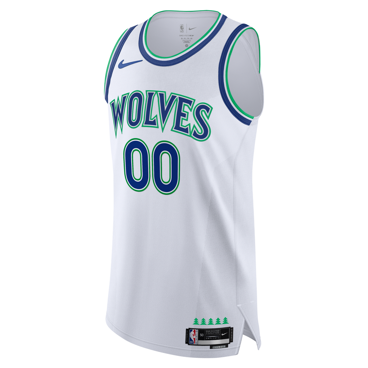 Men's Minnesota Timberwolves Nike White Authentic Custom product image 3