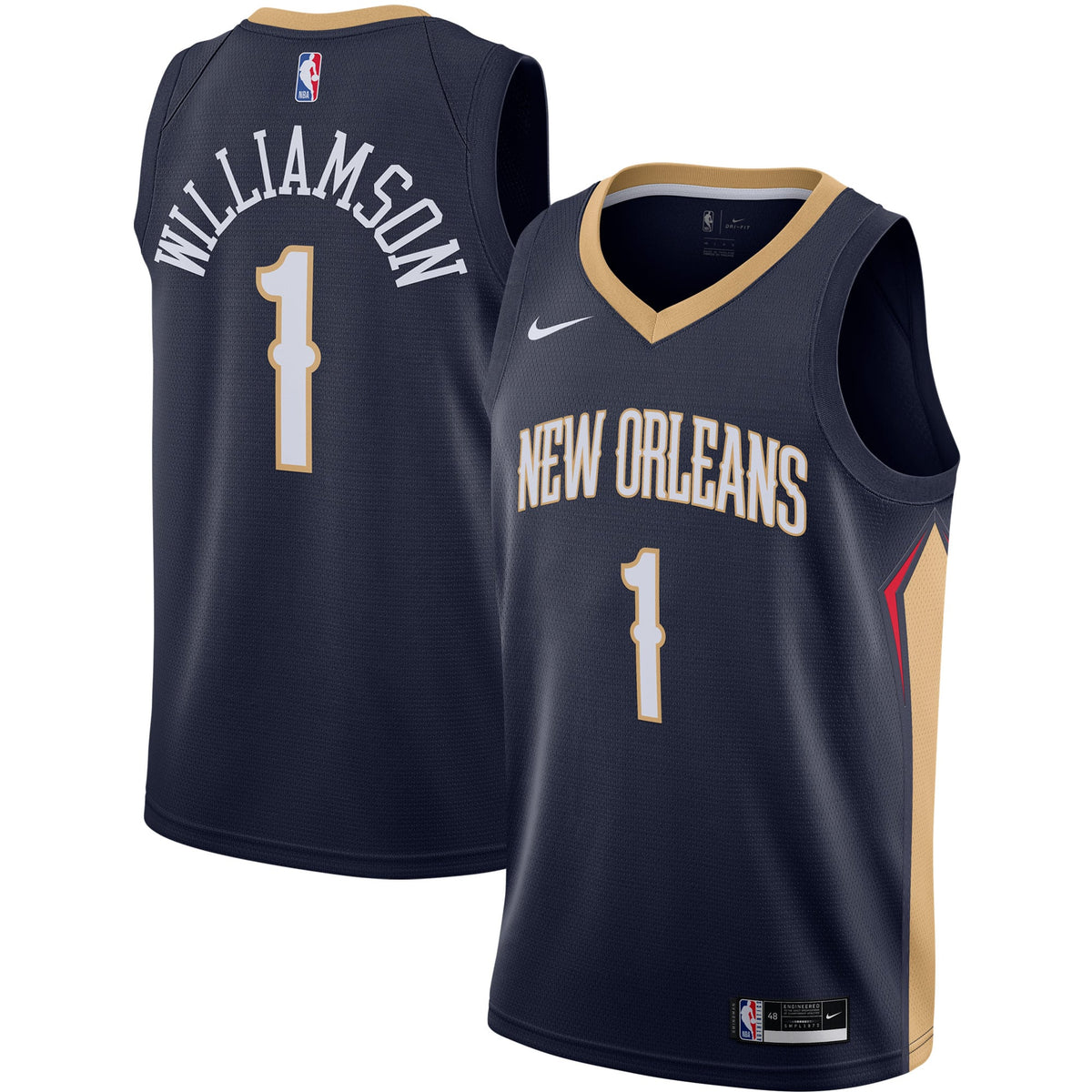 Men's New Orleans Pelicans Zion Williamson Nike Navy product image 1