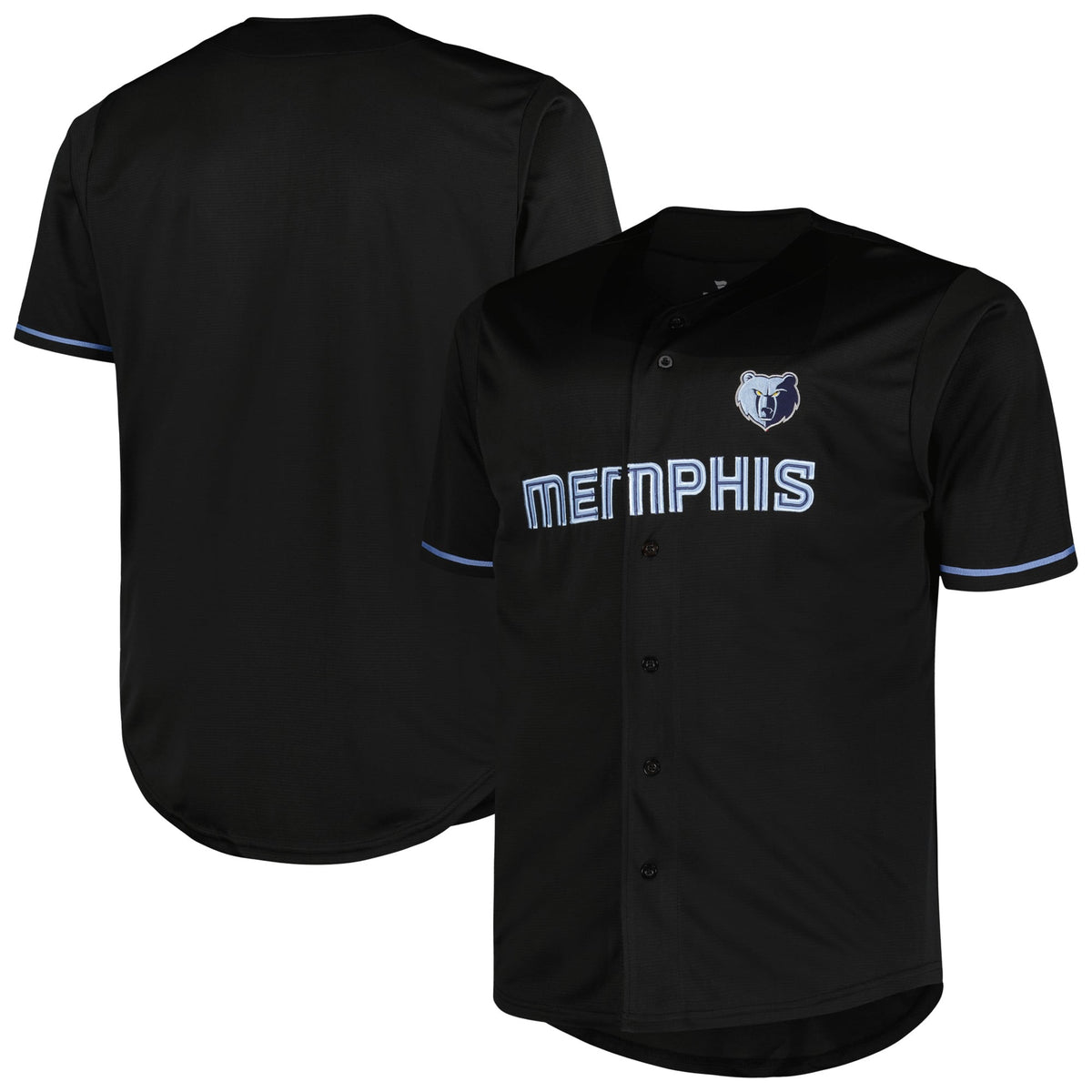 Men's Memphis Grizzlies Profile Black Big & Tall Pop Jersey product image 2