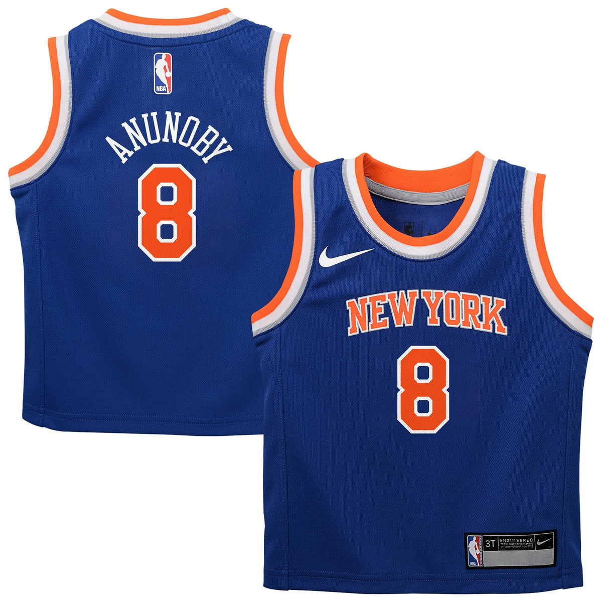 Preschool New York Knicks OG Anunoby Nike Blue Swingman product image 1