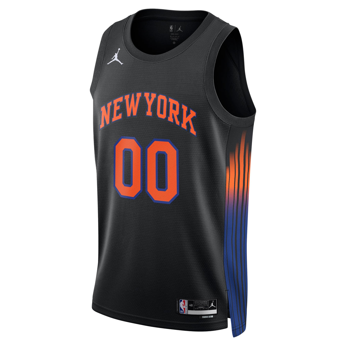 Unisex New York Knicks Jordan Brand Black Swingman Custom product image 3