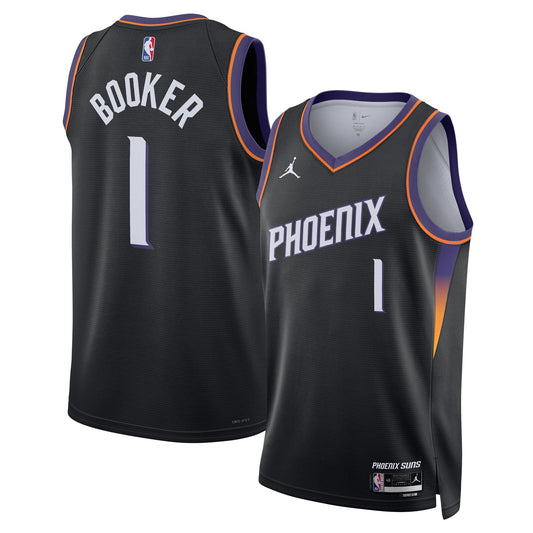 Unisex Phoenix Suns Devin Booker Jordan Brand Black product image 1