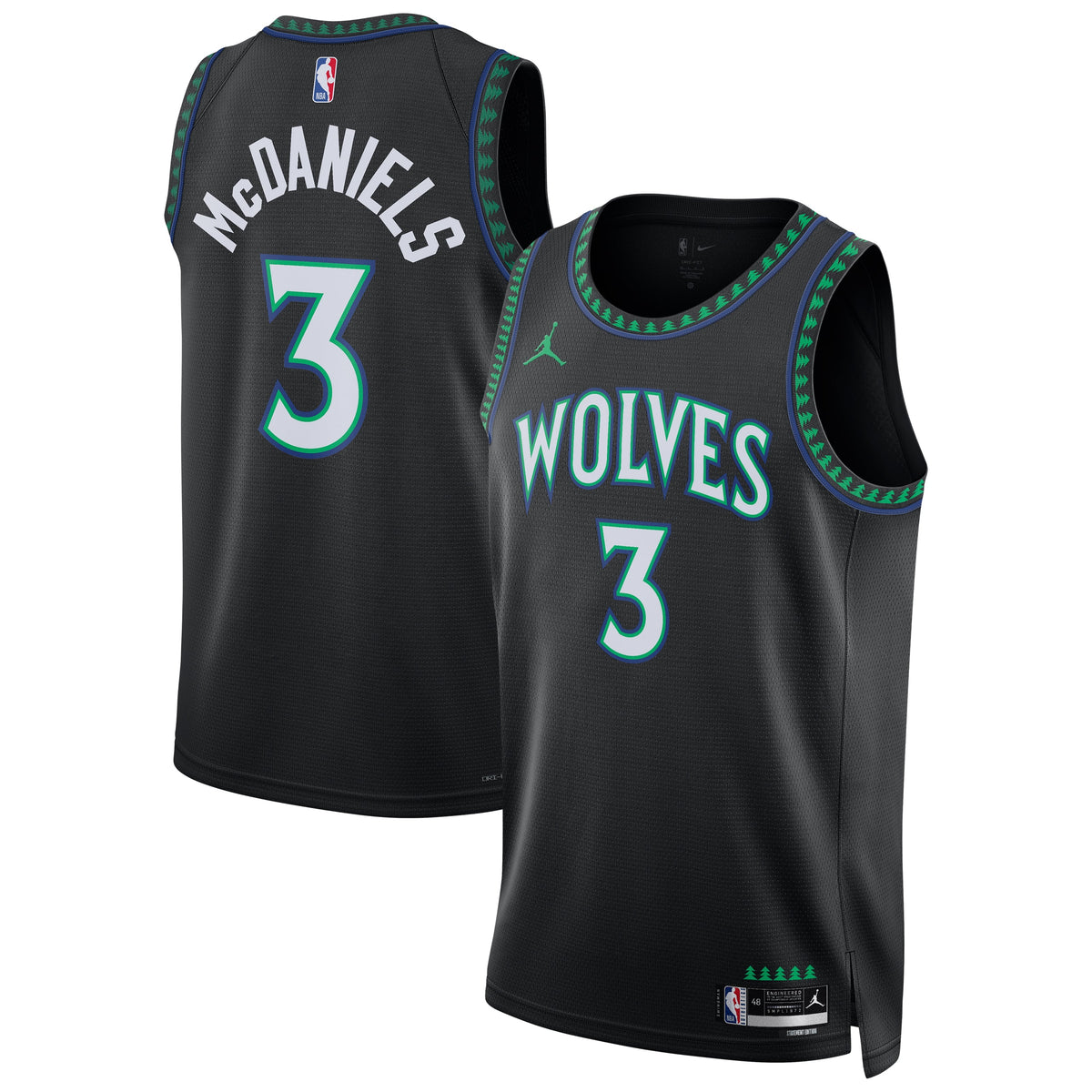 Unisex Minnesota Timberwolves Jaden McDaniels Jordan Brand product image 2