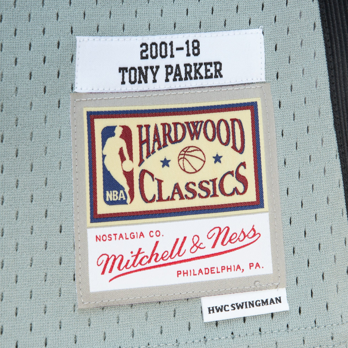 Unisex San Antonio Spurs Tony Parker Mitchell & Ness Gray product image 5