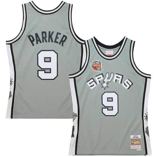Unisex San Antonio Spurs Tony Parker Mitchell & Ness Gray product image 1