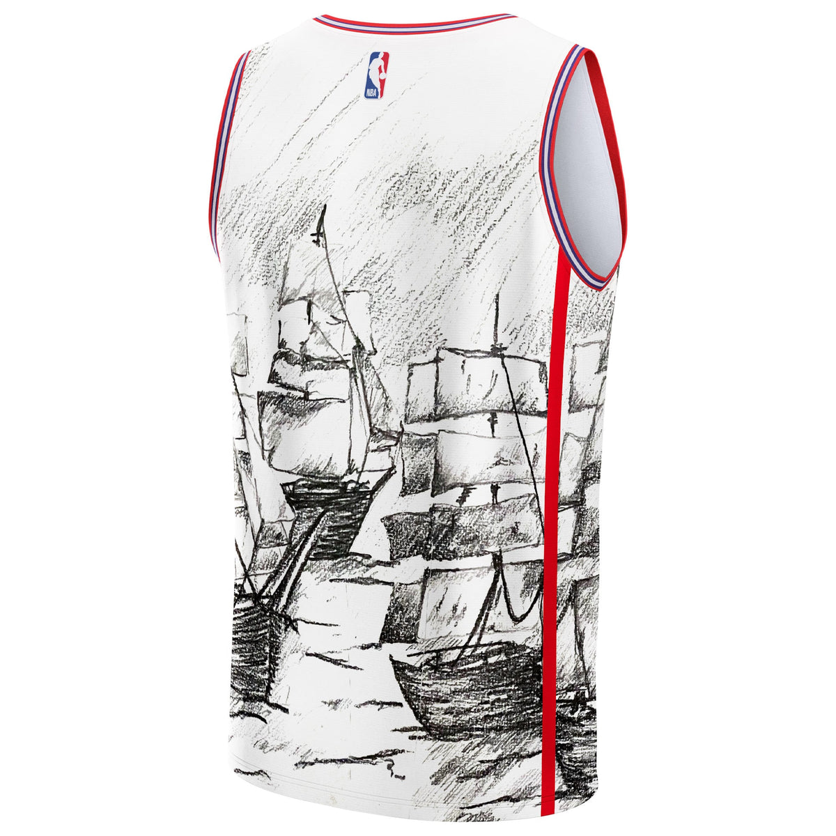 Unisex LA Clippers NBA & KidSuper Studios by Fanatics Gray product image 4