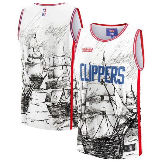 Unisex LA Clippers NBA & KidSuper Studios by Fanatics Gray product image 1