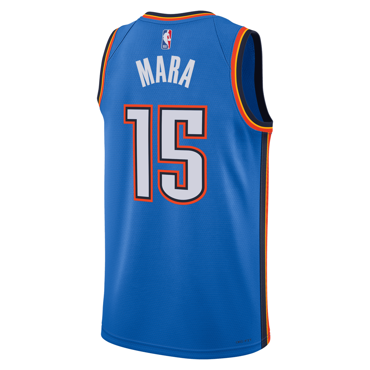 Unisex Oklahoma City Thunder Aday Mara Nike Blue Swingman product image 4