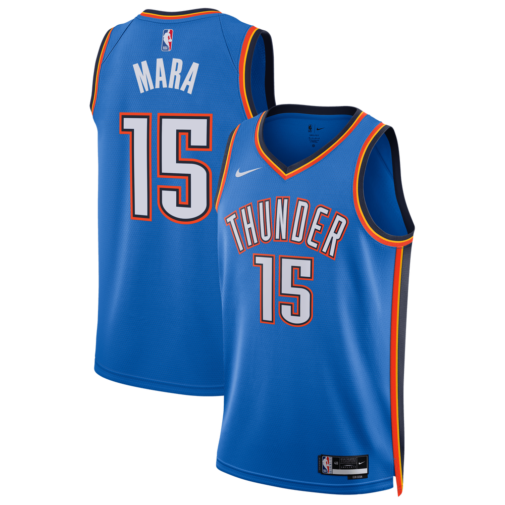 Unisex Oklahoma City Thunder Aday Mara Nike Blue Swingman