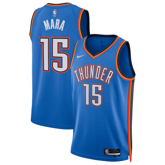 Unisex Oklahoma City Thunder Aday Mara Nike Blue Swingman product image 1
