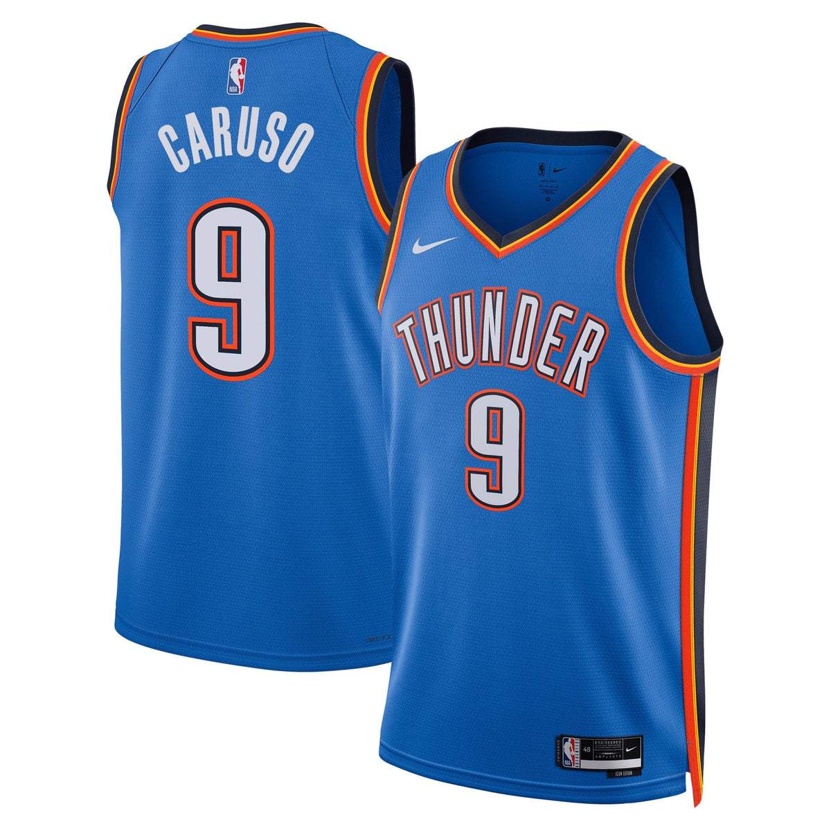 Unisex Oklahoma City Thunder Alex Caruso Nike Blue Swingman product image 2