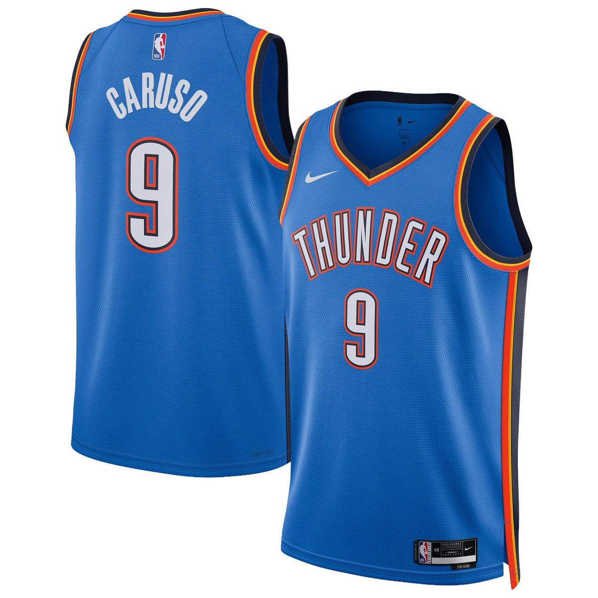 Unisex Oklahoma City Thunder Alex Caruso Nike Blue Swingman product image 2