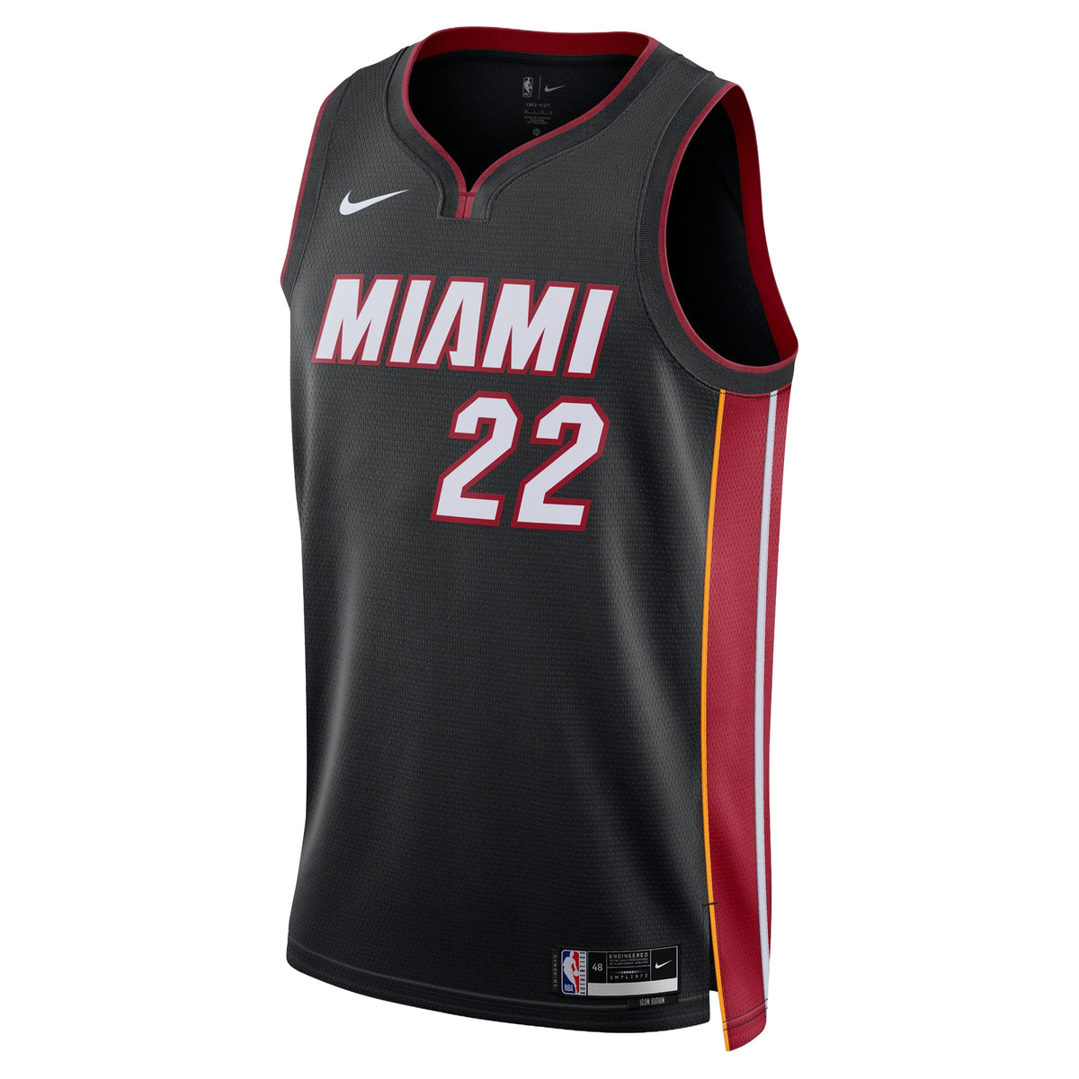 Unisex Miami Heat Andrew Wiggins Nike Black Swingman Jersey product image 3