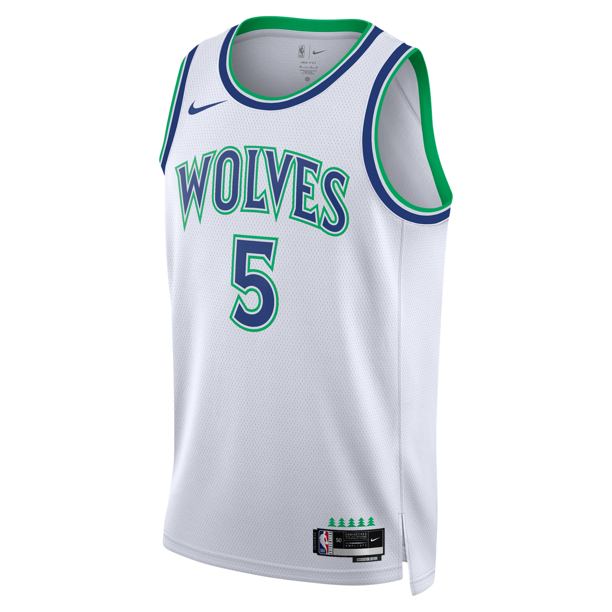 Unisex Minnesota Timberwolves Anthony Edwards Nike White product image 3