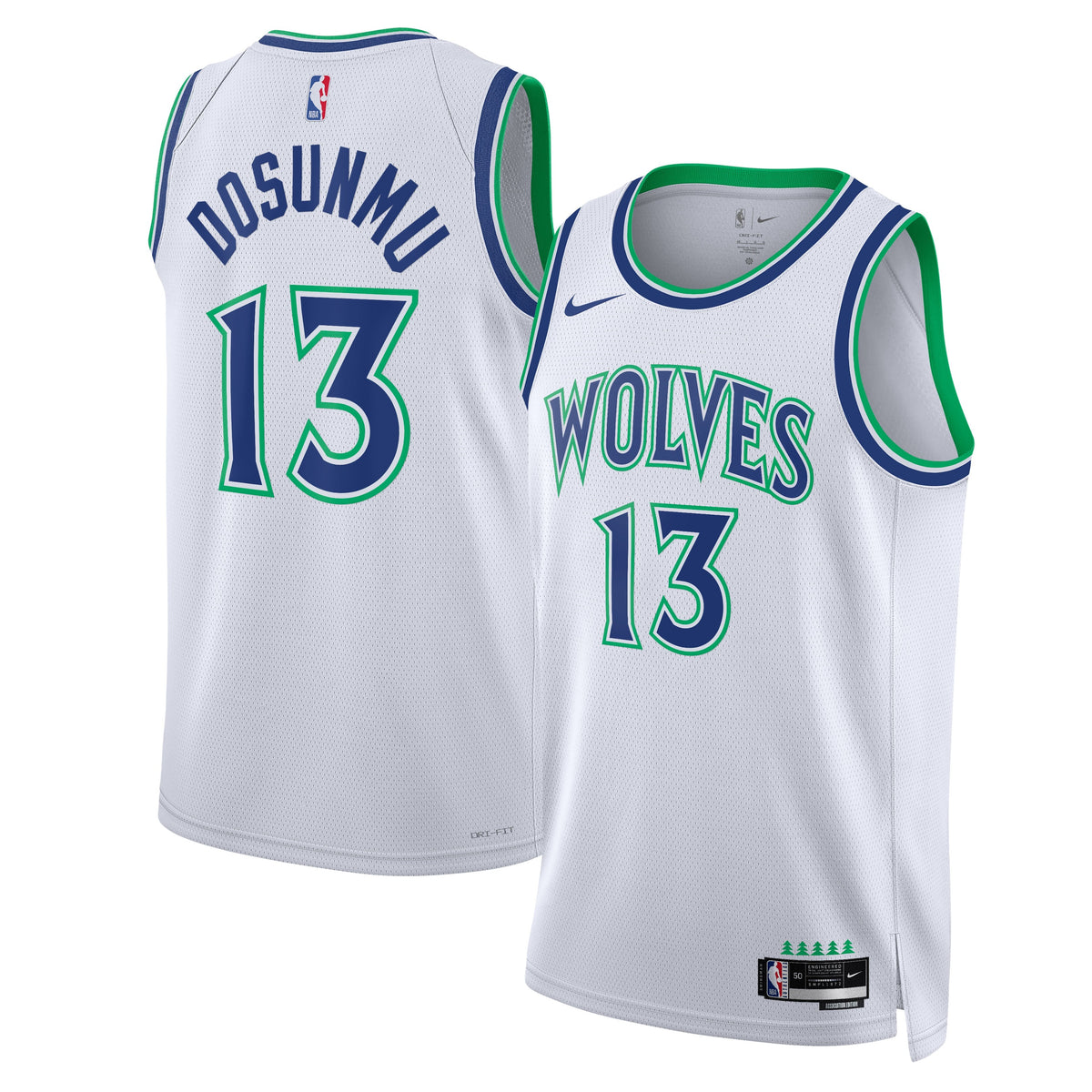 Unisex Minnesota Timberwolves Ayo Dosunmu Nike White product image 2