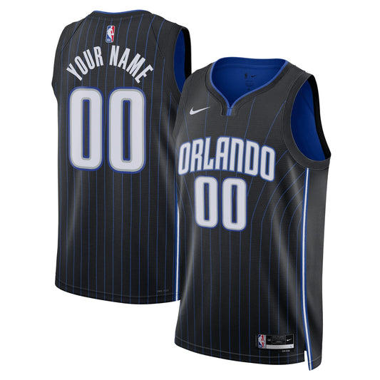 Unisex Orlando Magic Nike Black Swingman Custom Jersey product image 1