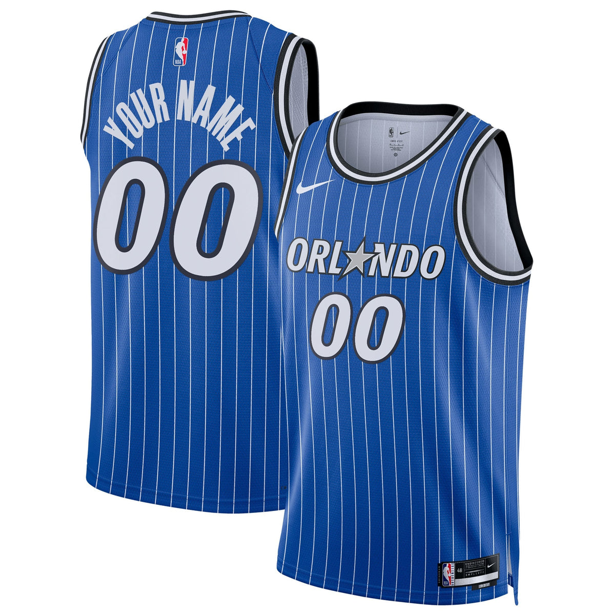 Unisex Orlando Magic Nike Blue Swingman Custom Jersey product image 1