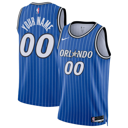 Unisex Orlando Magic Nike Blue Swingman Custom Jersey product image 1
