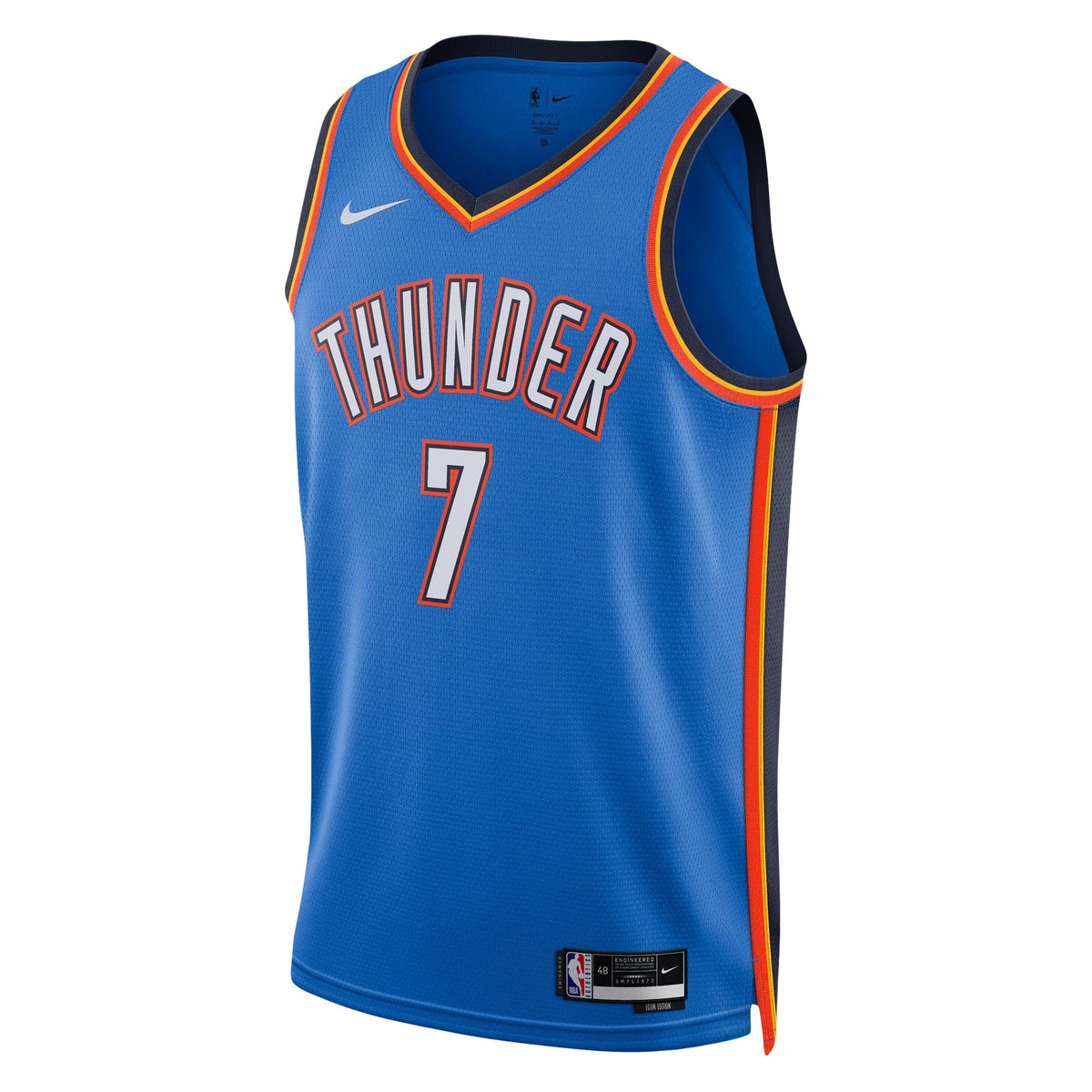Unisex Oklahoma City Thunder Chet Holmgren Nike Blue 2022 product image 3