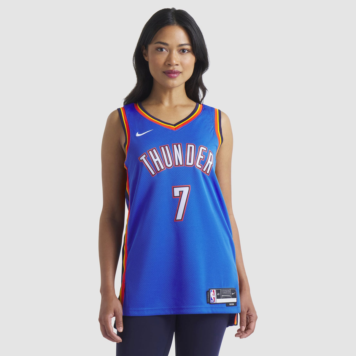 Unisex Oklahoma City Thunder Chet Holmgren Nike Blue 2022 product image 5