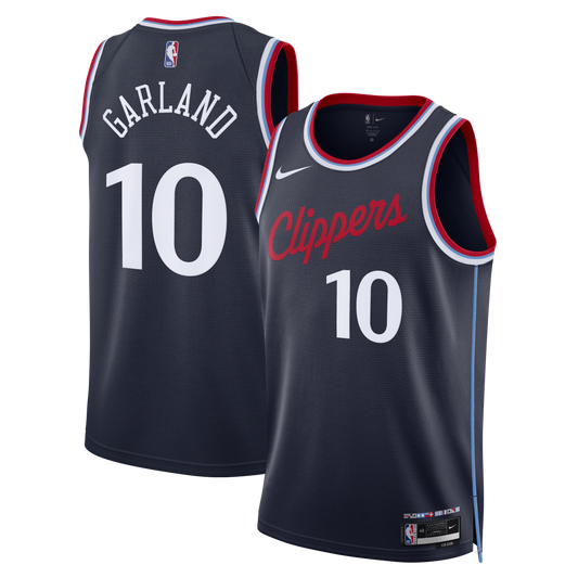 Unisex LA Clippers Darius Garland Nike Navy Swingman Jersey product image 1