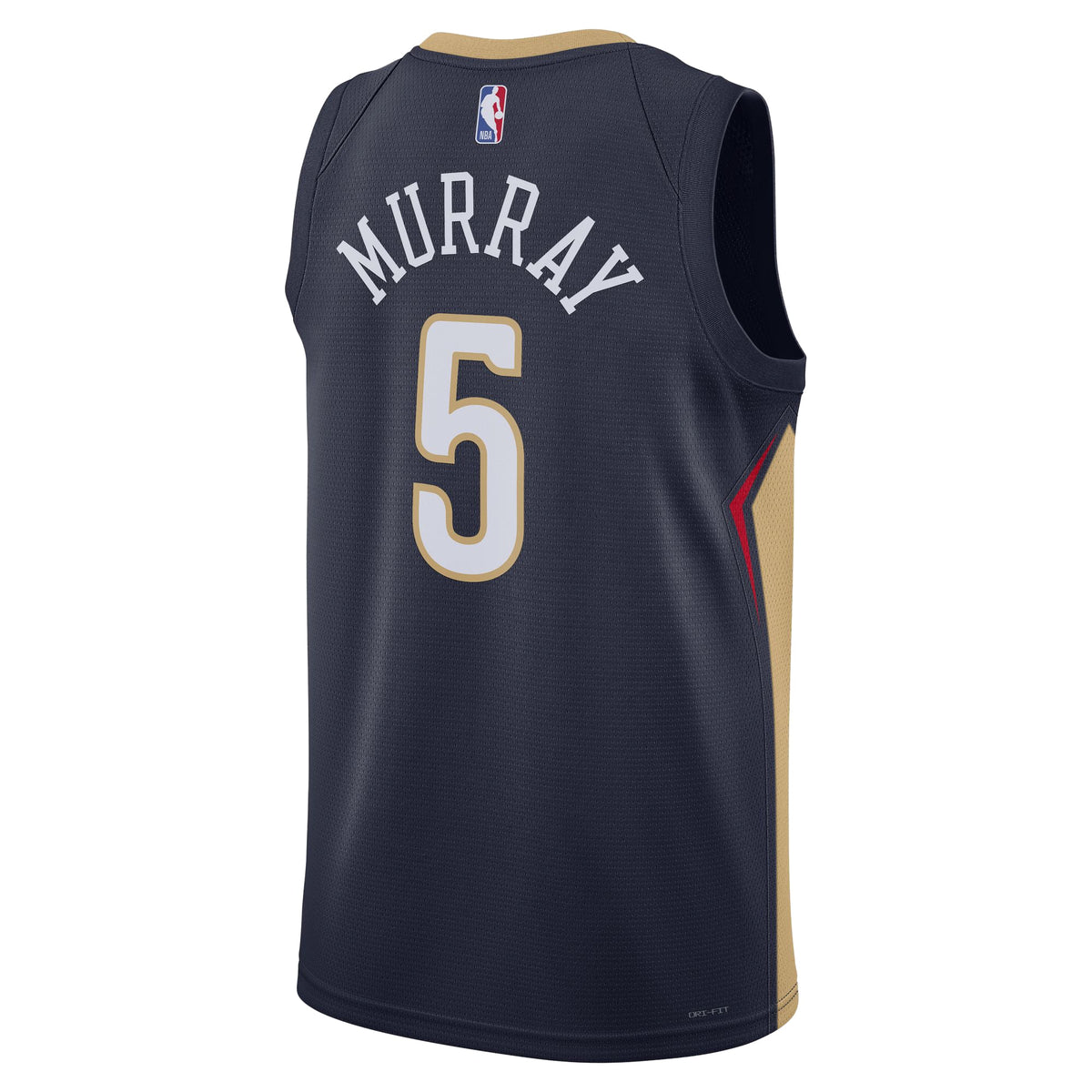 Unisex New Orleans Pelicans Dejounte Murray Nike Navy 2024 product image 4