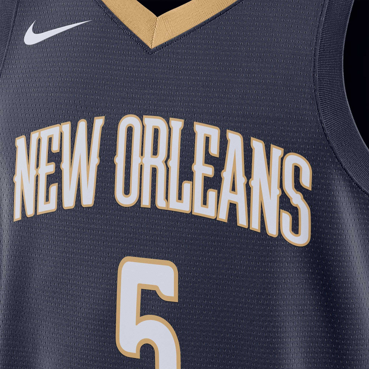 Unisex New Orleans Pelicans Dejounte Murray Nike Navy 2024 product image 5