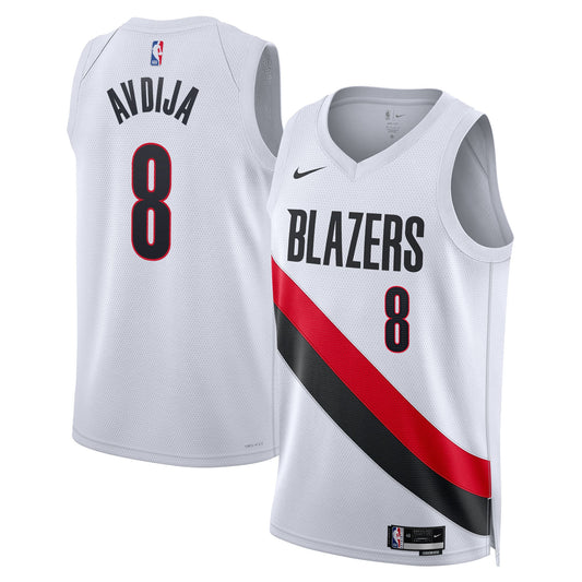 Unisex Portland Trail Blazers Deni Avdija Nike White product image 1