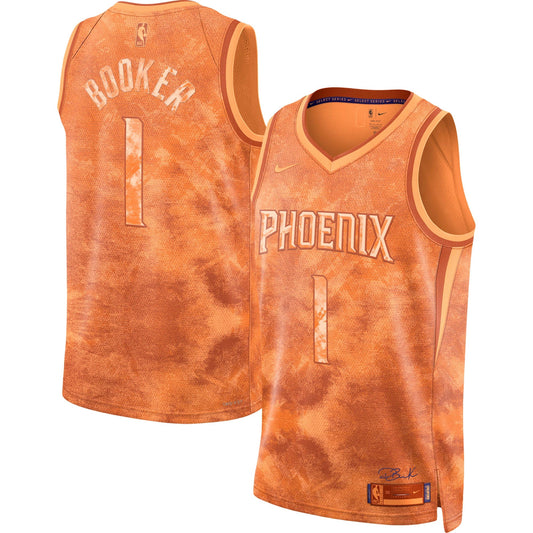 Unisex Phoenix Suns Devin Booker Nike Orange Select Series product image 1