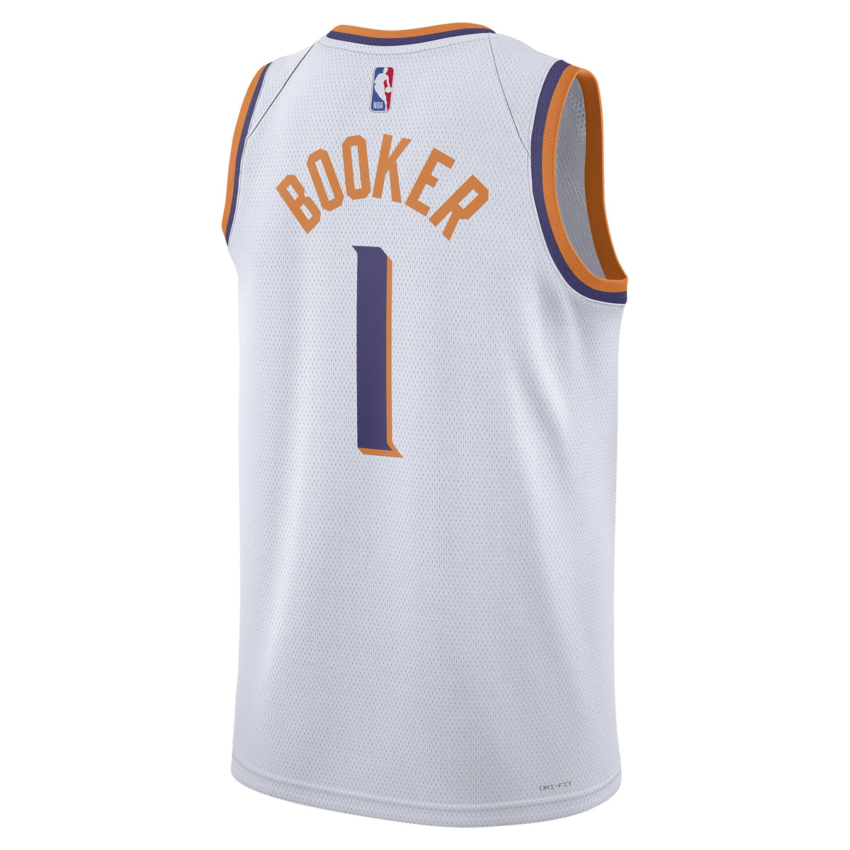 Unisex Phoenix Suns Devin Booker Nike White Swingman Jersey product image 4