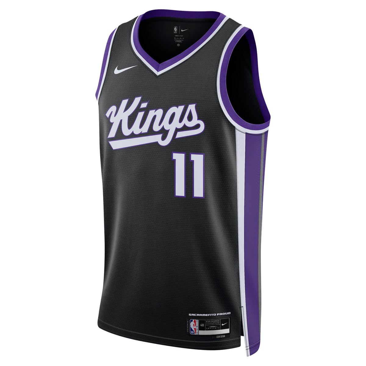 Unisex Sacramento Kings Domantas Sabonis Nike Black product image 3