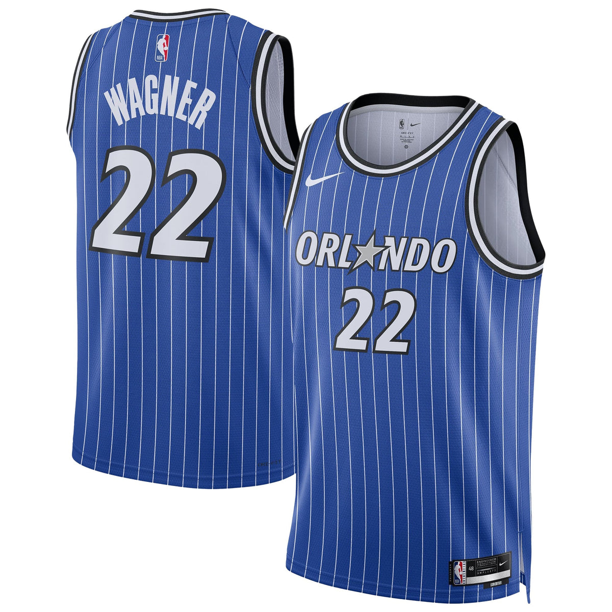 Unisex Orlando Magic Franz Wagner Nike Blue Swingman Player product image 1