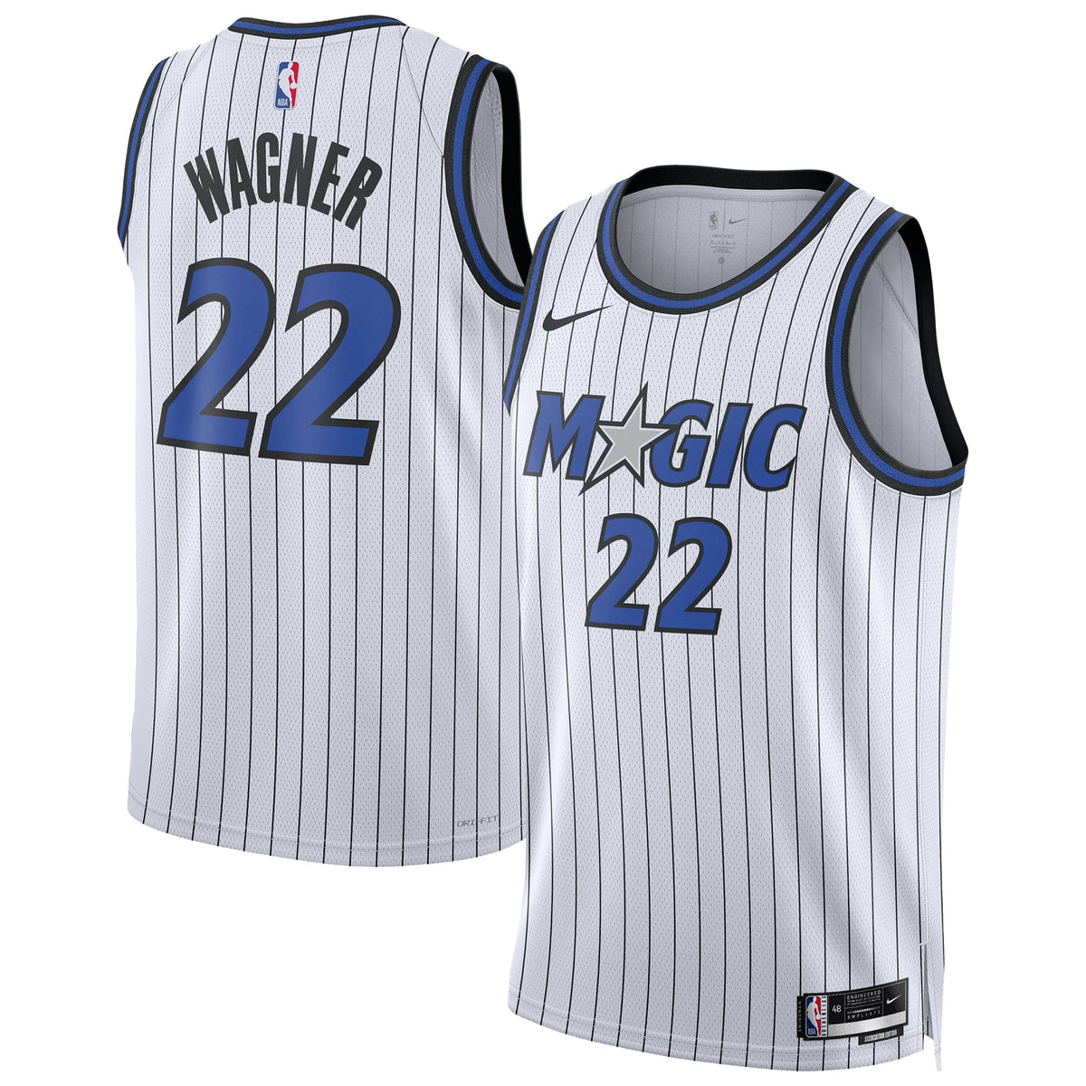 Unisex Orlando Magic Franz Wagner Nike White Swingman product image 1