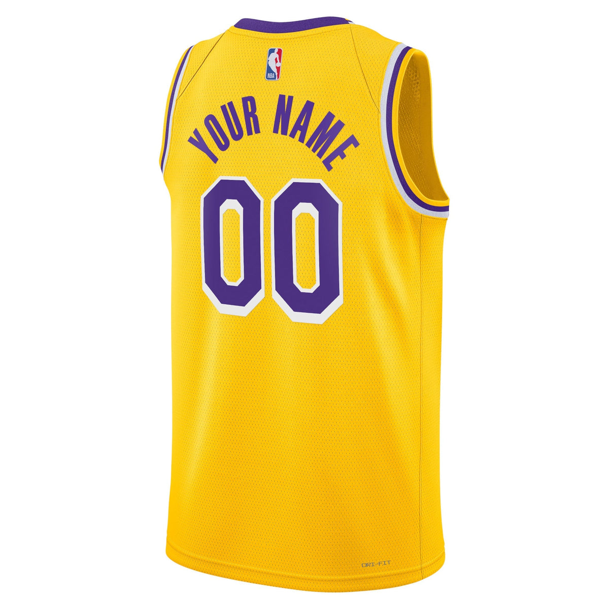 Unisex Los Angeles Lakers Nike Gold Swingman Custom Jersey product image 4