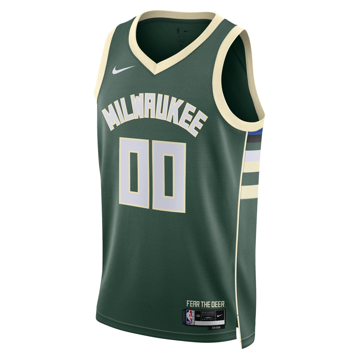 Unisex Milwaukee Bucks Nike Hunter Green Swingman Custom product image 3