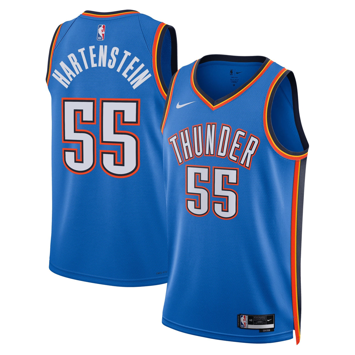 Unisex Oklahoma City Thunder Isaiah Hartenstein Nike Blue product image 1