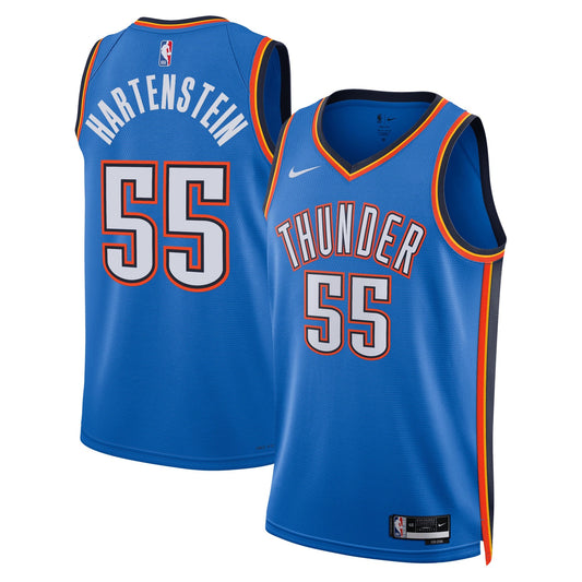 Unisex Oklahoma City Thunder Isaiah Hartenstein Nike Blue product image 1